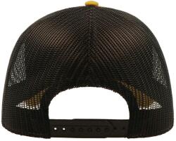 ATLANTIS Rapper pamut 5 paneles Trucker sapka fekete|sárga