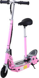 HomCom Elektromos Roller Gyerekeknek Üléssel, Rózsaszín rózsaszín
