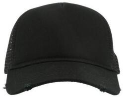 ATLANTIS Rapper Destroyed 5 Panel Weathered Trucker sapka barna|fekete|zöld
