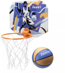 HUARI Bordis Mini falra szerelhető kosárlabda palánk szett lila