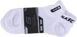 Skechers Uniszex zokni, Skechers 5PPK Mesh Ventilation Socks, fehér 39 fehér