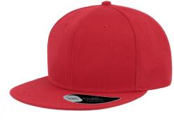 ATLANTIS Lapos napellenzős 5 paneles sapka vörös