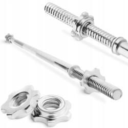 4FIZJO Súlyzórúd egyenes 4FIZJO 180 cm rögzítő gyűrű 6.8 kg szürke