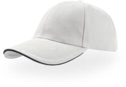 ATLANTIS Liberty Sandwich Heavy Brush pamut 6 paneles sapka fehér|kék