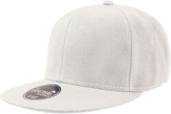 ATLANTIS Snap Back Flat Visor 6 paneles sapka fehér