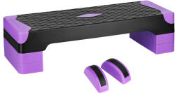 HMS Aerobik és egyensúlyozó step HMS AS008L fekete|lila