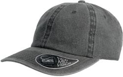 ATLANTIS Digg pigment festett 6 paneles sapka fekete