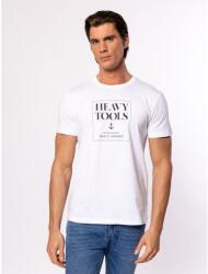 Heavy Tools Férfi rövidujjú póló MALVAR 2XL fehér