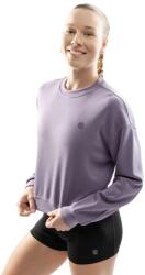 SIROKO Women Fitness Női edzés crop pulóver Zenith Lila 2XS lila