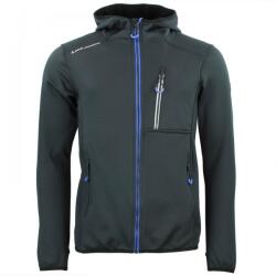 Peak Mountain Polarshell kabát L fekete|kék