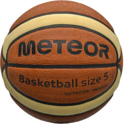 METEOR Gyermekek/gyermekek celluláris kosárlabda 5 barna|fehér