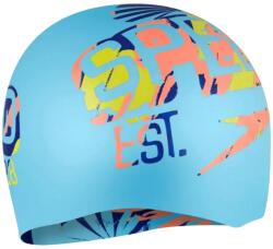 Speedo Gyermekek/gyerekek szilikon megfordítható úszósapka kék|sárga