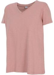 4F Női H4Z22 V nyakú póló rózsaszín