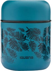 IGUANA Bazsarózsa levél nyomtatás 280ml termikus flakon zöld