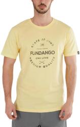 Fundango Basic-T Logo 04 férfi rövid ujjú póló S sárga