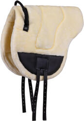 QHP Bareback pad - Ontario - Creme (Pony) barna|fehér