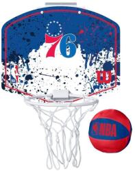 Wilson Mini kosár NBA Philadelphia 76ers kék|vörös