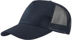 ATLANTIS Rapper pamut 5 paneles Trucker sapka kék|szürke
