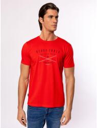 Heavy Tools Férfi rövidujjú póló MAGER M vörös