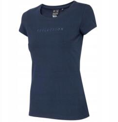 4F Női H4Z22 szöveges normál póló kék