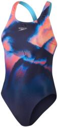 Speedo Placement Digital Powerback egyrészes fürdőruha 2XS kék|vörös