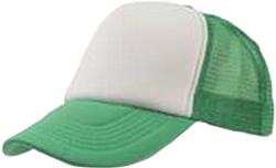 ATLANTIS Rapper 5 Panel Trucker sapka fehér|zöld