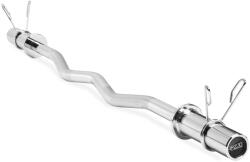 4FIZJO Hajlított súlyzórúd olimpiai 4FIZJO rugós 120 cm 10 kg szürke