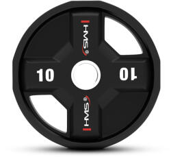 HMS Poliuretán súlytárcsa TPC , CPU anyagból HMS 10 fekete Súlytárcsa