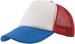 ATLANTIS Rapper 5 Panel Trucker sapka fehér