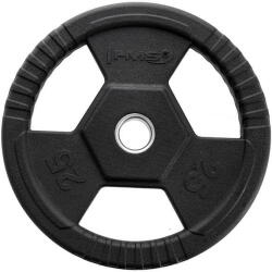 HMS Gumibevonatos olimpiai súlytárcsa HMS TOH 25 KG fekete|szürke Súlytárcsa