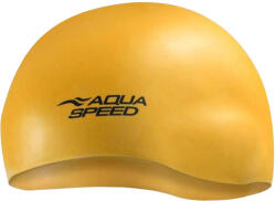 AQUA SPEED Unisex felnőtt mono szilikon úszó sapka sárga
