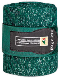 Eqode By Equiline 2 db Equiline Glitter pihenőcsík készlet lovaknak zöld