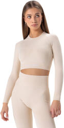 CARPATREE Allure Seamless női edzés hosszú ujjú XS bézs
