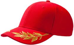 ATLANTIS Winner Laurel hímzett sapka vörös