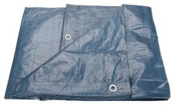 Extol takaróponyva, vízálló, de nem UV álló; 100g/nm, 5×8m névleges méret, valós méret: 4, 75×7, 9m, PE, lefűző lyukakkal (16127)