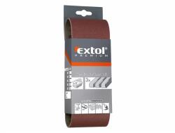 Extol Csiszolószalag vászon 75×457mm P60, 3 db (8803506)