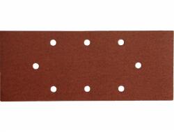 Extol csiszolópapír, lyukas klt. 10 db, 93×230 mm, 8 db lyukkal, P40 (243040)