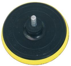 Extol gumitányér fúrógéphez; 125mm tépőzáras, befogás: 8mm, max. 10.000 ford/perc (108425)