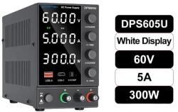  DC tápegység, állítható feszültség, USB interfész, ÚJ DPS605U, 220 V