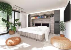 D1 Nest Áthidalós hálószoba garnitúra 340 cm Led világítással ( ágykeret nélkül)