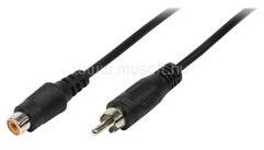 LogiLink Audiokábel, RCA/M - RCA/M, fekete, 5 m (LOGILINK_CA1032) (LOGILINK_CA1032)