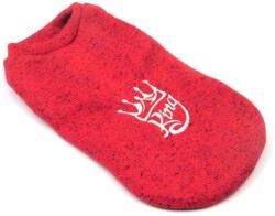 Kóbordogs Kötött Pulcsi Piros L - King Felirattal