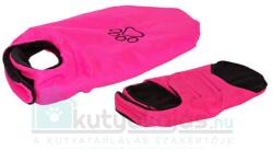 Kóbordogs Tépőzáras Télikabát Fekete-Pink S - Tappancsos