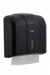 Vialli V hajtogatott kéztörlő adagoló ABS műanyag, fekete (DA503XSZADK4B)