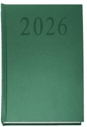  2026 A5 napi beosztású zöld határidőnapló (EAG2722) - bestbyte