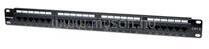 Manhattan Patch panel - CAT6 UTP patch panel, 24 portos, 1U, Fekete (MANHATTAN_520959) (MANHATTAN_520959)