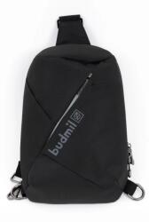BUDMIL Keresztpántos táska Férfi v2 fekete (5996408870312)