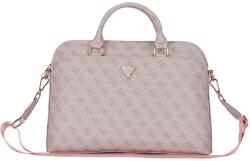 GUESS PU 4G Triangle Logo Sleeve Notebook 15" rózsaszín (SP109592)