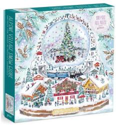 Galison 500 db-os Fóliás puzzle - Alpine Village Snowglobe, Michael Storrings (78704) (78704)