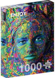 Enjoy 1000 db-os puzzle - Woman with Color Art Makeup (1224) (1224)
